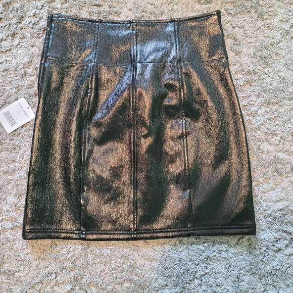 Free People Holding Onto a Dream Denim Mini Skirt - Picture 7 of 14